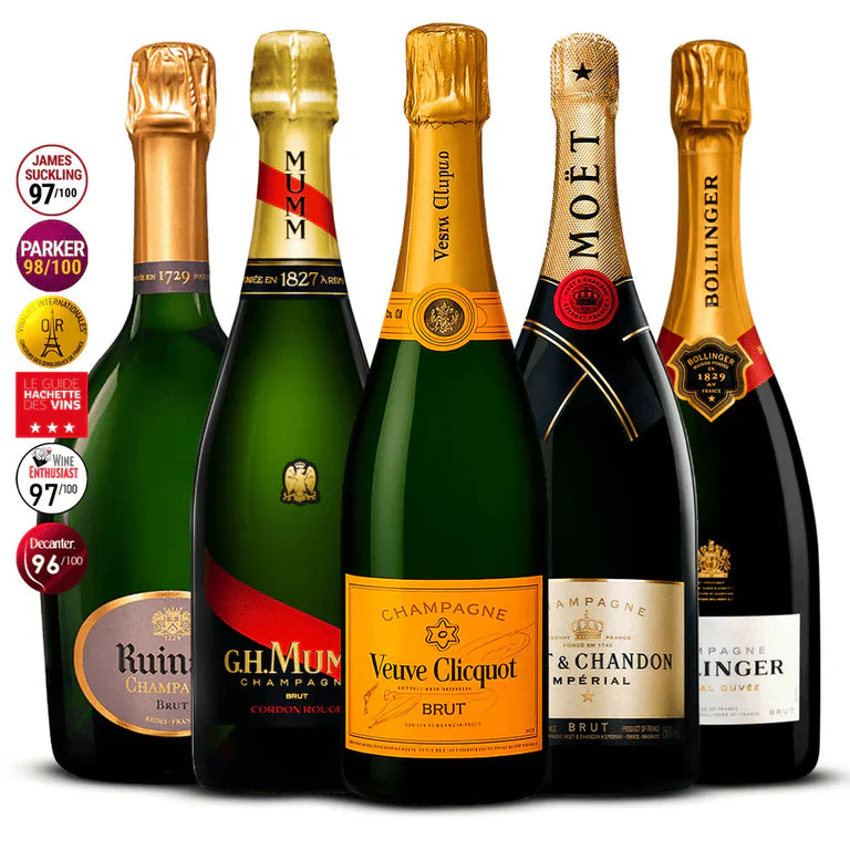 Coffret de Champagne Premium (5 bouteilles 750ML)