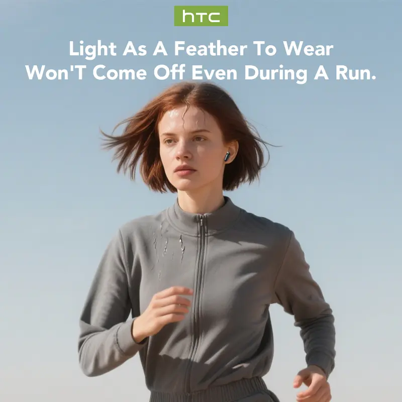 HTC NE20 OWS - Traducteur IA instantané 134 langues - Écouteurs Bluetooth sans fil